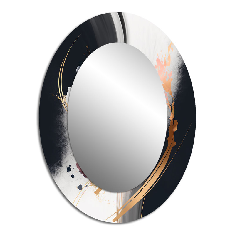 Miroir mural doré mauve complexe Transcendant, 40 po x 30 po