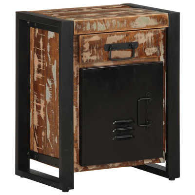 Amancia 40cm W Iron Bedside Table
