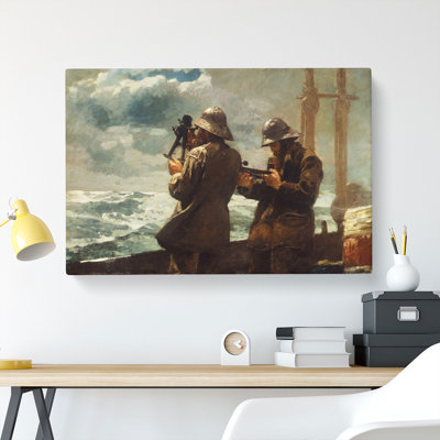 Eight Bells by Winslow Homer - Wrapped Canvas