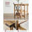 Mondovi 47.2"W Farmhouse Style Desk with Reversible Open Shelves