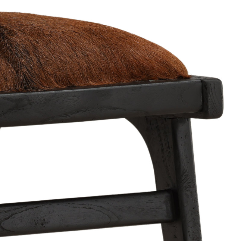 Chaise en argile brun