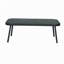 Causeuse et table en acier Mariano, gris-1260514467