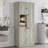 Tall Storage Cabinet With Adjustable Shelves, Large Flip-Out Basket & Enclosed Cabinets – Perfect For Bathroom, Living Room, Or Office, MDF Material With Aluminum Alloy Handles-448630108