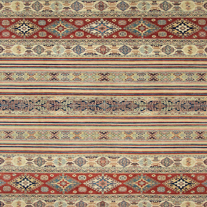 Abstract Indoor Rug, Square 7'