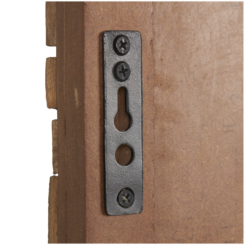 Mango Wood Handmade Geometric Block Abstract Brown Wall Decor
