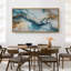 Art abstrait bleu et doré-100937161-111695668