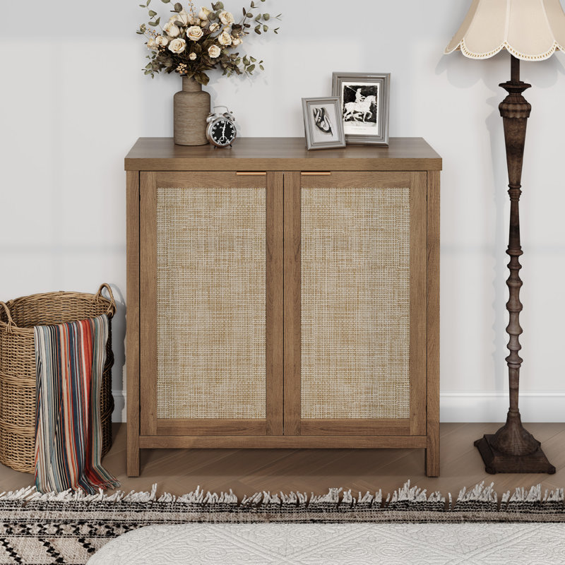 Buffet 34,3 po Safura, 2, Chêne naturel clair