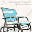 Banc oscillant d'extérieur avec filet respirant-1875701417