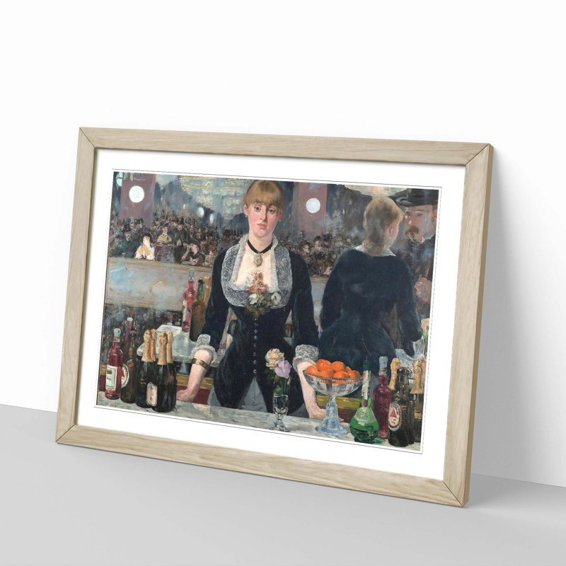 Edouard Manet - Single Picture Frame Painting, Oak