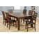 Leola 6 - Person Maple Solid Wood Top Four Leg Dining Set