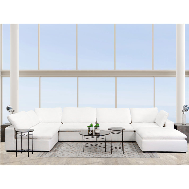 Canapé moderne modulaire à 6 places Harper