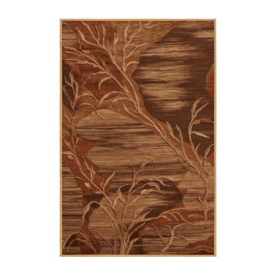 Tapis brun lavable à la machine