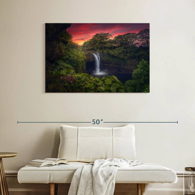 Alvord Rainbow Falls à Hilo, H 26 po x l 39 po