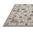 Machine Washable Tabriz Gray Area Rug-626905615