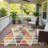 Machine Washable Indoor/Outdoor Chantille ACN2732 Geometric Rug-1419745476-1419745484