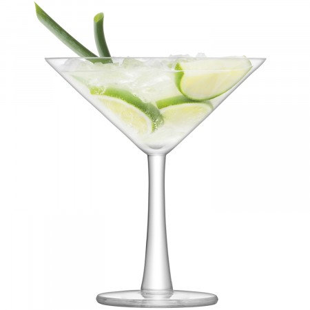 Gin Handmade Glass Highball Glass and Coupe