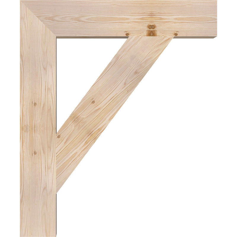Traditional Block Bracket, Douglas Fir (Smooth), 36" H x 6" W x 30" D