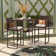 2 - Person Square Outdoor Dining Set with Cushions