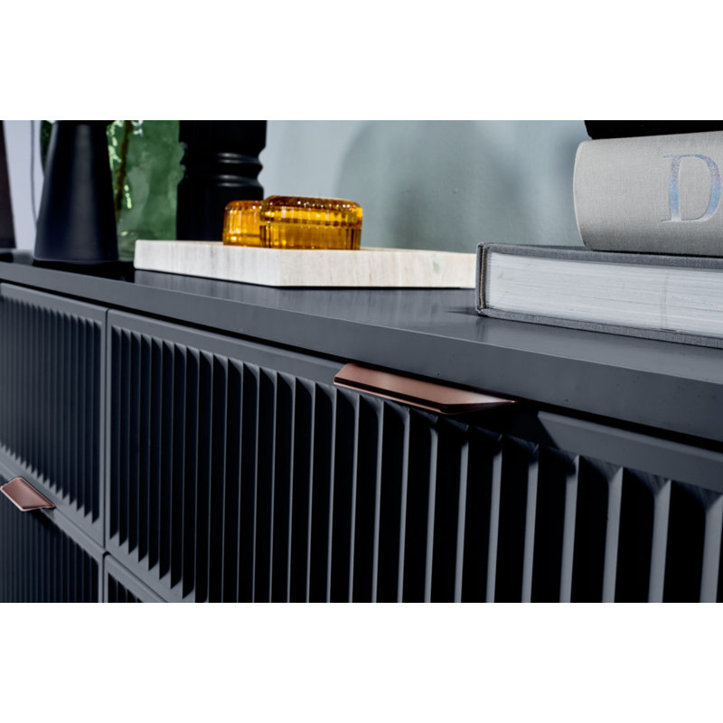 165cm W 2 - Drawer Chest of Drawers, Indigo