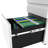 Foranta 15.3'' Wide 3 -Drawer Mobile Steel File Cabinet-1584165374