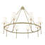 Lustre 8 lumières de 40 po de large Heise-1088578768