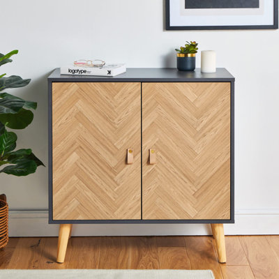 Herringbone 80cm Sideboard