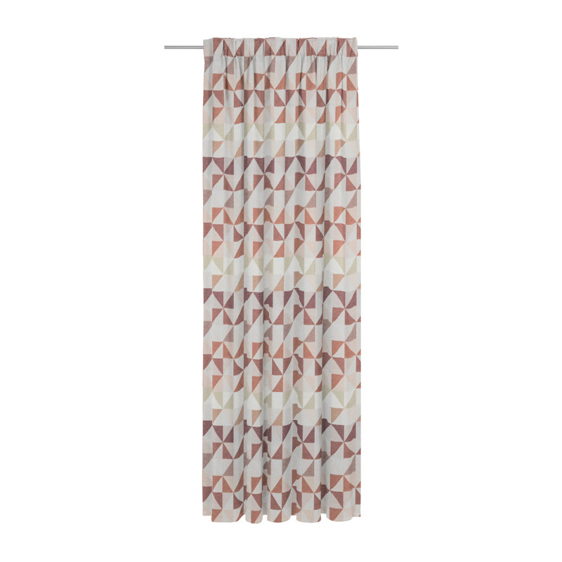 Room Darkening Curtain, 132cm Width x 305cm Drop, Terra