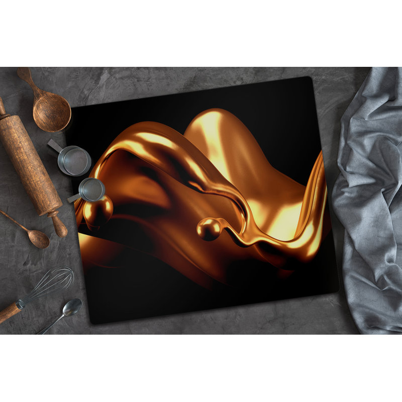 Emmeran Abstract Wave Chopping Board, 30cm L x 52cm W