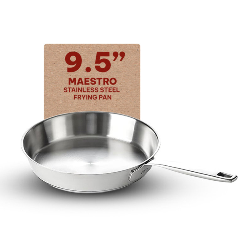 Alva Maestro 11" Stainless Steel Nonstick Frying Pan Skillet