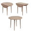Table de salle à manger multi-fonctions extensible, table ronde convertible à abattants, table basse transformable, petite table de bar (seulement 1 table)