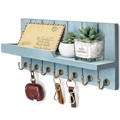Decorative Key and Mail Holder for Wall