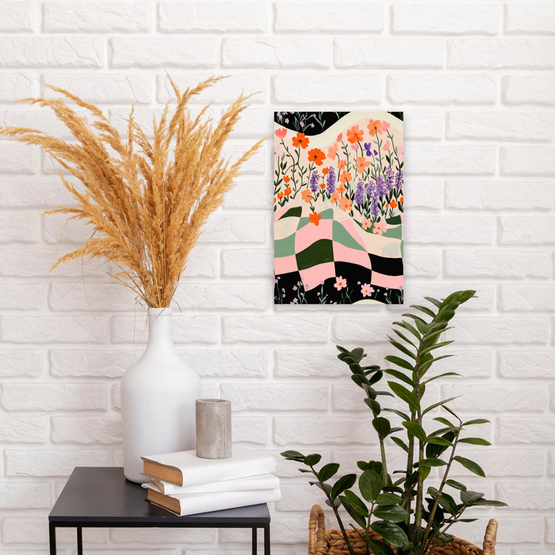 Art contemporain contemporain abstrait, H 12 po x l 8 po
