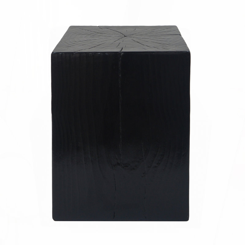 End Table, Black, H18"