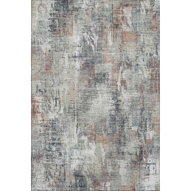 Premium Machine Washable Prisco Taupe Rug
