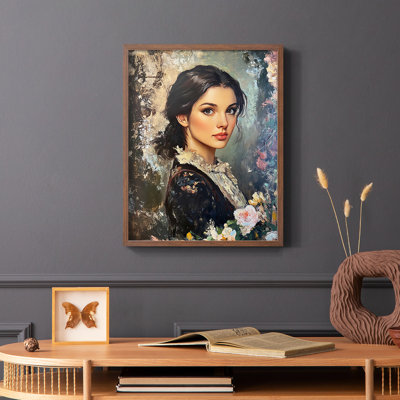 WOMEN Series CL XXVI - reproduction encadrée de qualité supérieure - prête à être accrochée - aucun clou requis
