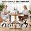Fauteuil de bureau à jambes croisées, fauteuil de méditation pivotant à 360°, blanc crème