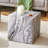 Elevate Your Living Space With This Modern Mdf Coffee Table: Showcasing Stylish Grey Textured Patterns And Sleek Design