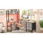 Shelburne 58.7'' W L-Shaped Computer Desk with Tall Hutch,Corner Desk-1203120551