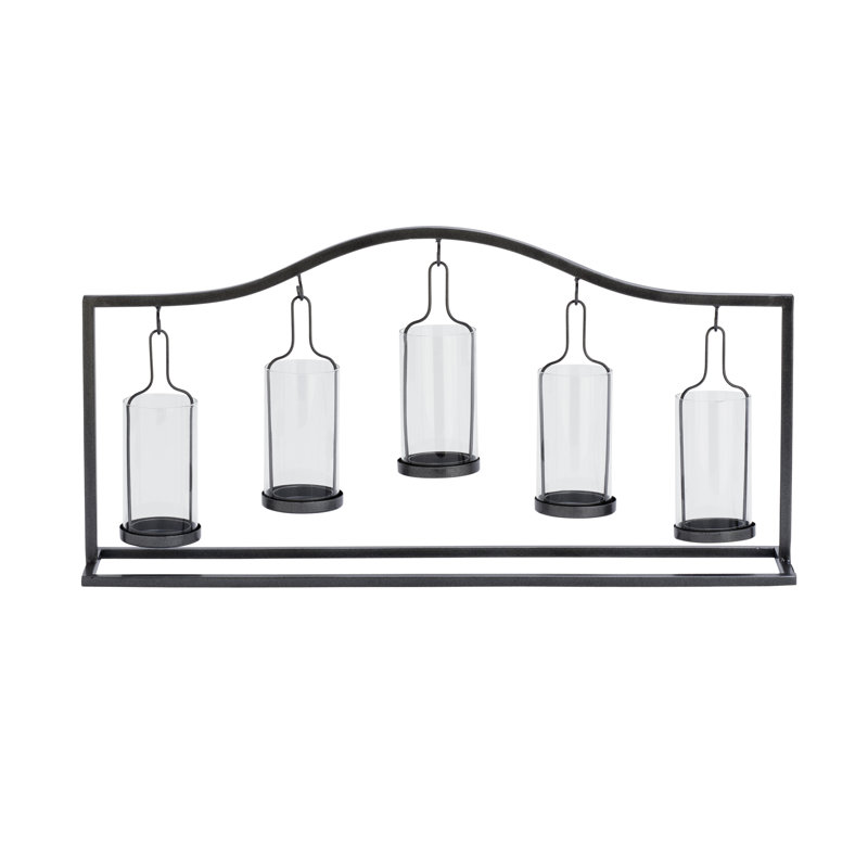 Votive en verre en métal