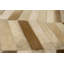 Tapis brun moderne en similicuir 8X10