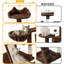 Meuble pour chat 57 "à plusieurs niveaux 57"-1789646220