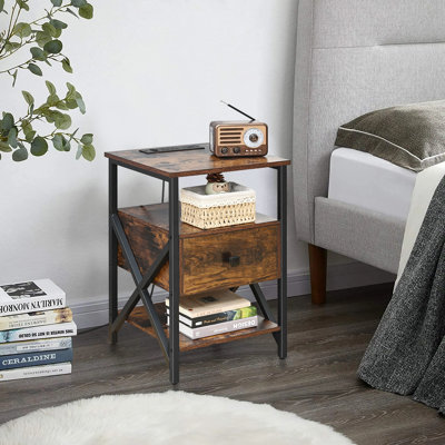 Yenci End Table with Storage by 17 Stories