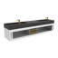 Meuble-lavabo double 84 po avec plateau Amazon-92646585-92646588-92646583