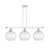 Blanc / chrome poli