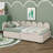 A Twin-Sized Velvet Upholstered Daybed With Two Built-In Drawers-1118434804-1118434805