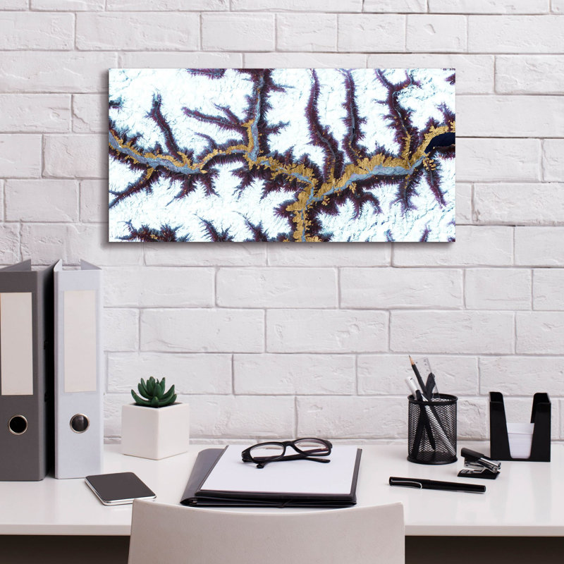  «Himalayas 1» par Alicia Ludwig, art mural sur toile