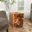 Obrien Solid Wood Block End Table
