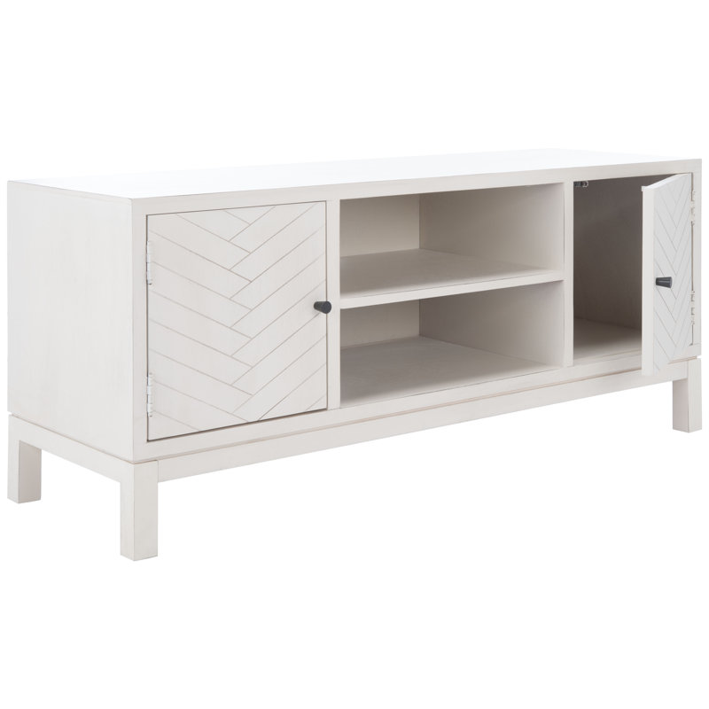 Lindhilde TV Stand for TVs up to 43", Distressed White