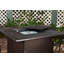 Table de foyer d'extérieur au propane en aluminium Littoral