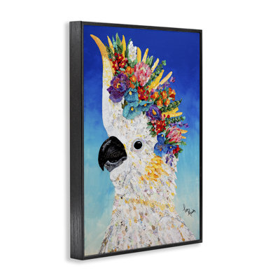 Soucoupe huppée, giclée encadrée, design par Lisa Morales